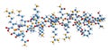 3D image of Ghrelin skeletal formula