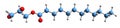3D image of glycerol monolaurate skeletal formula