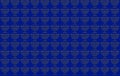 3D pattern composed of golden Hebrew menorah, jewish sacred symbol on a blue background, jewish candlestick, israel