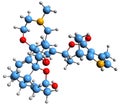 3D image of Homobatrachotoxin skeletal formula