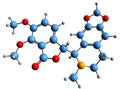 3D image of Hydrastine skeletal formula