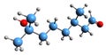 3D image of Hydroxycitronellal skeletal formula