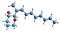 3D image of Ichthyothereol skeletal formula