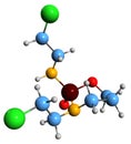 3D image of Ifosfamide skeletal formula