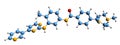 3D image of Imatinib skeletal formula