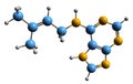 3D image of isopentenyladenine skeletal formula