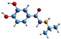 3D image of Isoprenaline skeletal formula