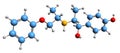 3D image of Isoxsuprine skeletal formula