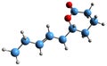 3D image of Jasmolactone skeletal formula