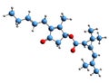 3D image of Jasmolin I skeletal formula