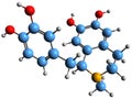 3D image of laudonozoline skeletal formula