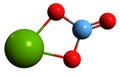 3D image of Magnesium carbonate skeletal formula