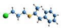 3D image of Mefenorex skeletal formula