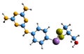 3D image of Melarsoprol skeletal formula