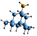 3D image of Memantine skeletal formula