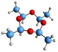 3D image of Metaldehyde skeletal formula