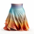 Colorful Skirt Leggings Vibrant 3d Image With Soft Shading