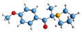 3D image of MOPPP skeletal formula