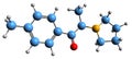 3D image of MPPP skeletal formula