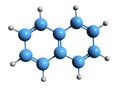 3D image of naphthalene skeletal formula