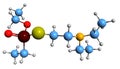 3D image of nerve agent VE skeletal formula