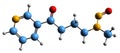 3D image of Nicotine-derived nitrosamine ketone skeletal formula