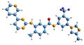 3D image of Nilotinib skeletal formula