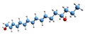 3D image of Oenanthotoxin skeletal formula