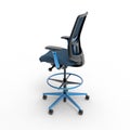 3D image office working chair 3