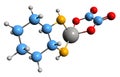 3D image of Oxaliplatin skeletal formula