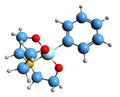 3D image of Phenylsilatrane skeletal formula