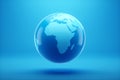 3D image of the planet earth, earth globe, cartoon style, modern design, magazine style, creative image. 3D render, 3D