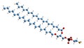 3D image of Plasmalogen skeletal formula