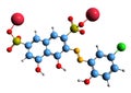 3D image of Plasmocorinth B Disodium Salt skeletal formula