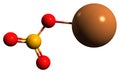 3D image of Potassium nitrate skeletal formula