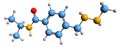3D image of Procarbazine skeletal formula
