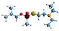 3D image of Russian VX skeletal formula