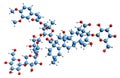 3D image of Senegin II skeletal formula