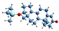 3D image of Silandrone skeletal formula