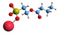 3D image of Sodium Cocoyl Isethionate skeletal formula