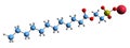 3D image of Sodium Lauroyl Isoethionate skeletal formula