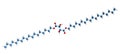 3D image of Stearyl tartrate skeletal formula