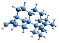 3D image of Stemodene skeletal formula
