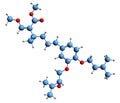 3D image of Strobilurin D skeletal formula