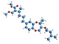 3D image of Strobilurin G skeletal formula