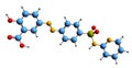 3D image of Sulfasalazine skeletal formula
