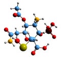 3D image of Tagetitoxin skeletal formula