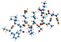 3D image of Teixobactin skeletal formula