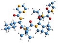 3D image of Telaprevir skeletal formula