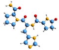 3D image of Thyrotropin-releasing hormone skeletal formula